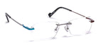 J.F. Rey® JF2853 JFR JF2853 3522 55 - 3522 Antic Burgundy/Antic Blue Eyeglasses