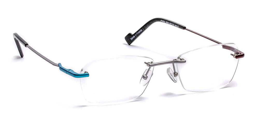 J.F. Rey® JF2853 JFR JF2853 3522 55 - 3522 Antic Burgundy/Antic Blue Eyeglasses