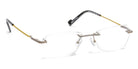 J.F. Rey® JF2853 JFR JF2853 5010 55 - 5010 Yellow/Matte Silver Eyeglasses