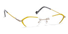J.F. Rey® JF2854 JFR JF2854 1050 53 - 1050 Matte Silver/Yellow Eyeglasses