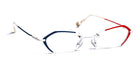 J.F. Rey® JF2854 JFR JF2854 2030 53 - 2030 Blue/White/Red Eyeglasses