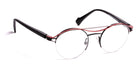 J.F. Rey® JF2858 JFR JF2858 0000 47 - 0000 Black/Red Eyeglasses