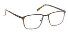 J.F. Rey® JF2859 JFR JF2859 4540 54 - 4540 Khaki/Shiny Gray Green Eyeglasses
