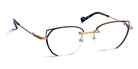 J.F. Rey® JF2864 JFR JF2864 2055 51 - 2055 Blue/Gold Eyeglasses