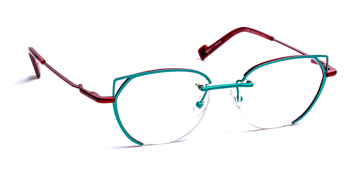 J.F. Rey® JF2864 JFR JF2864 2530 51 - 2530 Turquoise/Red Eyeglasses