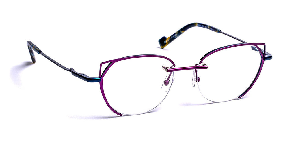 J.F. Rey® JF2864 JFR JF2864 7022 51 - 7022 Purple/Navy Blue Eyeglasses