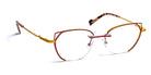 J.F. Rey® JF2864 JFR JF2864 7550 51 - 7550 Crimson/Yellow Eyeglasses