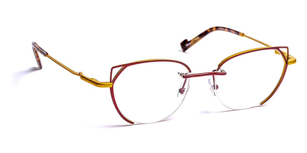 J.F. Rey® JF2864 JFR JF2864 7550 51 - 7550 Crimson/Yellow Eyeglasses