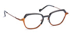 J.F. Rey® JF2867 JFR JF2867 0090 52 - 0090 Nice Black/Brown Eyeglasses