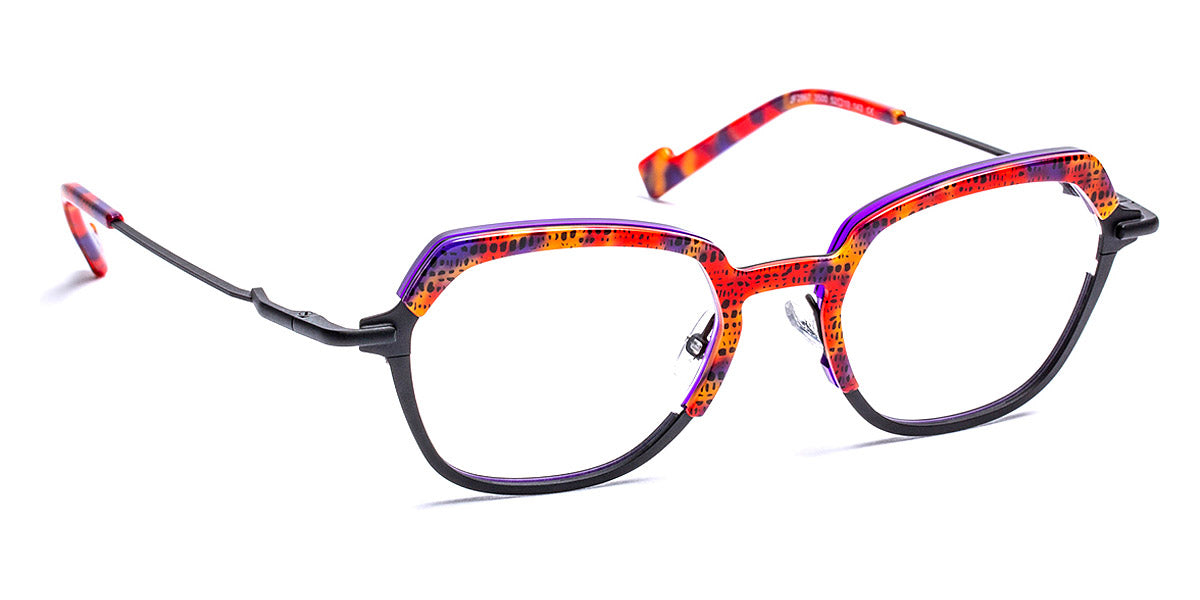J.F. Rey® JF2867 JFR JF2867 3500 52 - 3500 Demi Red/Black Eyeglasses