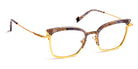 J.F. Rey® JF2868 JFR JF2868 0550 51 - 0550 Resille Black/Satin Gold Eyeglasses