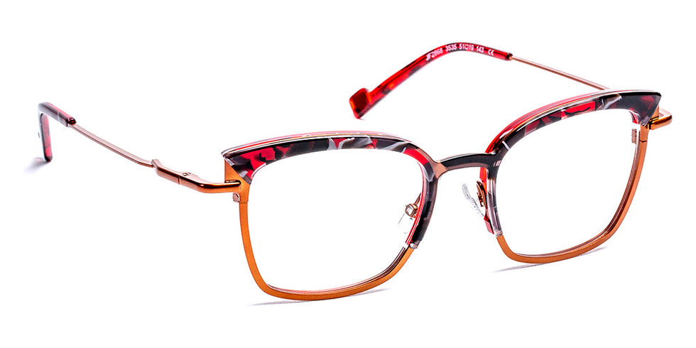 J.F. Rey® JF2868 JFR JF2868 3535 51 - 3535 Burgundy Demi/Copper Eyeglasses