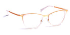J.F. Rey® JF2874 JFR JF2874 1058 52 - 1058 White/Pink Gold Eyeglasses