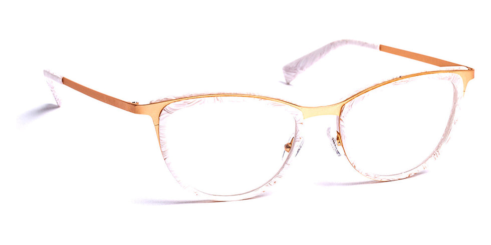 J.F. Rey® JF2874 JFR JF2874 1058 52 - 1058 White/Pink Gold Eyeglasses