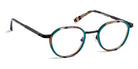 J.F. Rey® JF2876 JFR JF2876 4550 49 - 4550 Stripes Green/Brown/Gold Eyeglasses