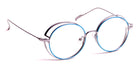 J.F. Rey® JF2884 JFR JF2884 2005 48 - 2005 Blue/Shiny Ruthenium Eyeglasses