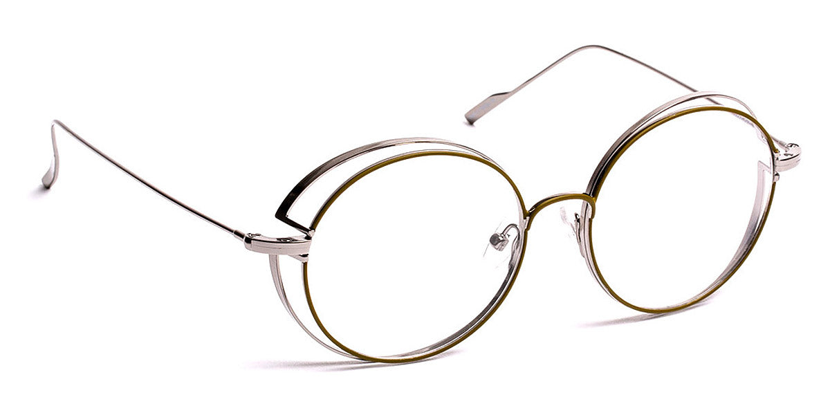 J.F. Rey® JF2885 JFR JF2885 4505 51 - 4505 Khaki/Shiny Ruthenium Eyeglasses