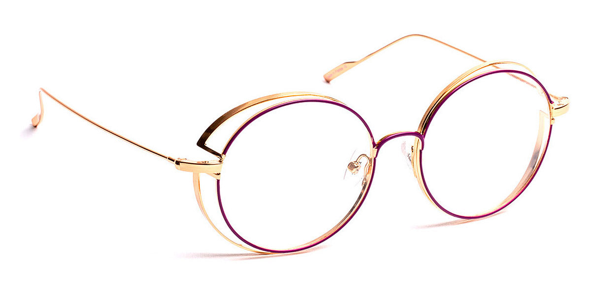 J.F. Rey® JF2885 JFR JF2885 7555 51 - 7555 Plum/Shiny Pink Gold Eyeglasses