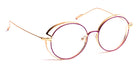 J.F. Rey® JF2885 JFR JF2885 7555 51 - 7555 Plum/Shiny Pink Gold Eyeglasses
