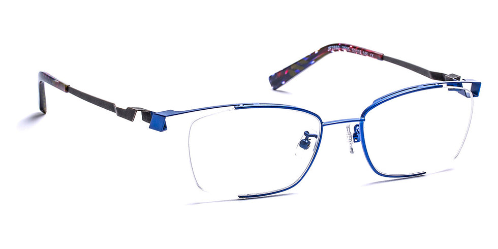J.F. Rey® JF2893 JFR JF2893 2505 53 - 2505 Blue/Gunmetal Eyeglasses