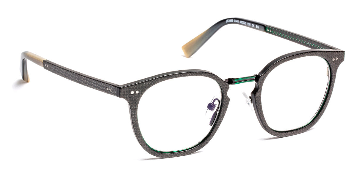 J.F. Rey® JF2899 JFR JF2899 0345 48 - 0345 Carbon/Fiber Glass Green/Brushed Green Eyeglasses