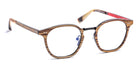 J.F. Rey® JF2899 JFR JF2899 9000 48 - 9000 Wood/Fiber Glass Red/Black Eyeglasses