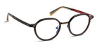 J.F. Rey® JF2901 JFR JF2901 0240 47 - 0240 Wood/Carbon/Red/Khaki Eyeglasses