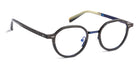 J.F. Rey® JF2901 JFR JF2901 0522 47 - 0522 Wood/Carbon/Blue/Navy Eyeglasses