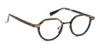 J.F. Rey® JF2901 JFR JF2901 9545 47 - 9545 Wood/Carbon/Brushed Green Eyeglasses