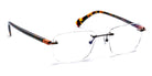 J.F. Rey® JF2902 JFR JF2902 0560 55 - 0560 Gunmetal/Orange Eyeglasses