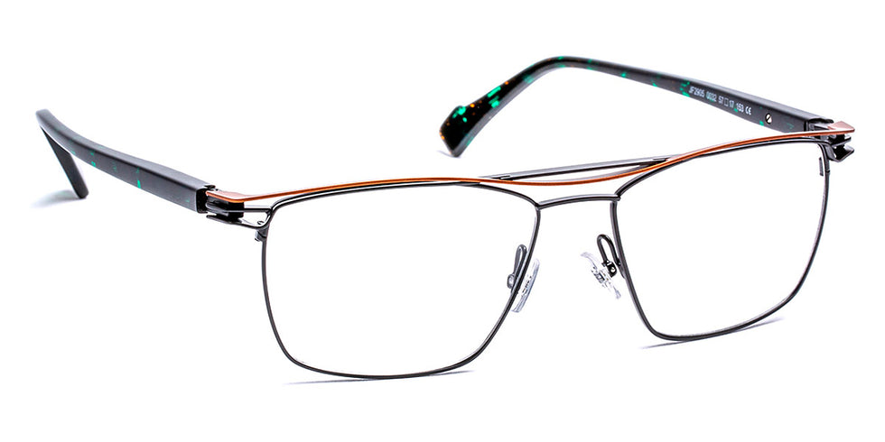J.F. Rey® JF2905 JFR JF2905 0032 57 - 0032 Black/Brick/Black Eyeglasses
