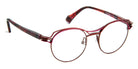 J.F. Rey® JF2906 JFR JF2906 9282 48 - 9282 Brown/Raspberry/Camelia Eyeglasses