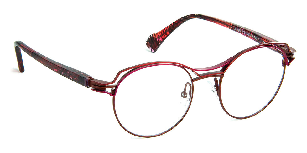 J.F. Rey® JF2906 JFR JF2906 9282 48 - 9282 Brown/Raspberry/Camelia Eyeglasses
