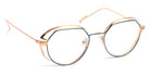 J.F. Rey® JF2914 JFR JF2914 2555 49 - 2555 Blue Duck/Brushed Pink Gold Eyeglasses