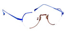 J.F. Rey® JF2918 JFR JF2918 2595 47 - 2595 Electric Blue/Brown Eyeglasses