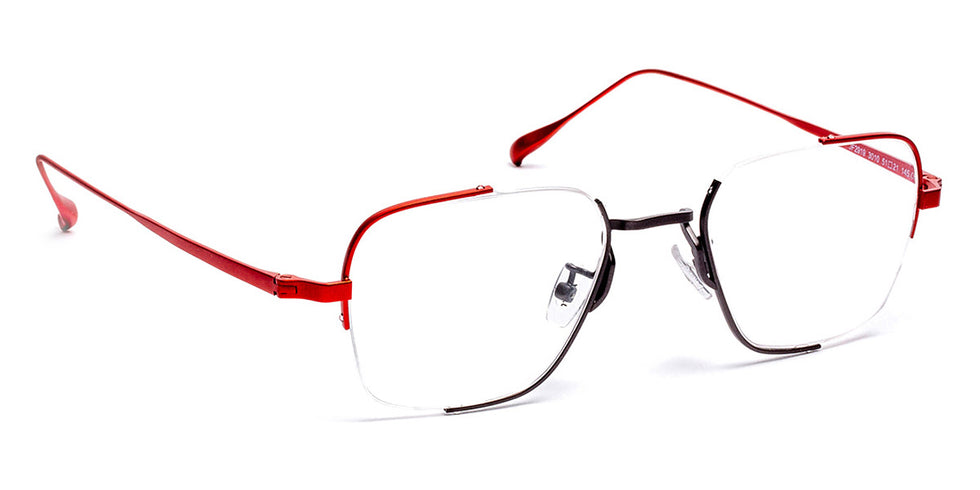 J.F. Rey® JF2919 JFR JF2919 3010 51 - 3010 Red/Gunmetal Eyeglasses