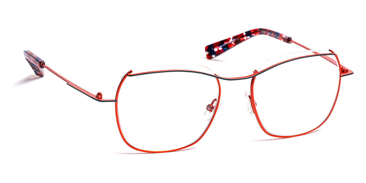 J.F. Rey® JF2921 JFR JF2921 2532 52 - 2532 Blue/Brick Eyeglasses