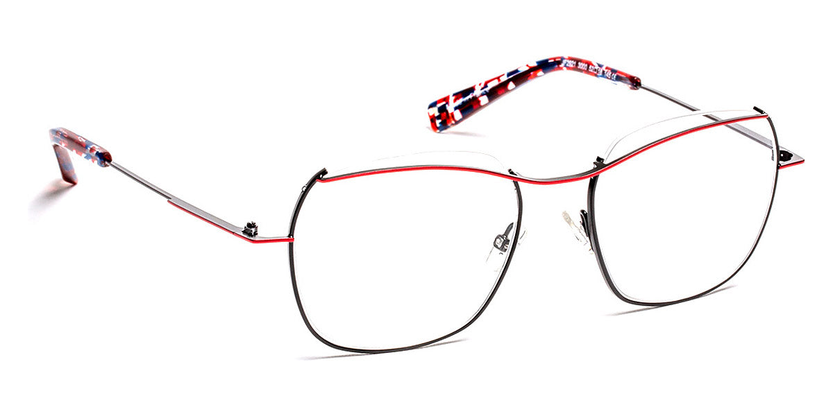 J.F. Rey® JF2921 JFR JF2921 3000 52 - 3000 Red/Black Eyeglasses