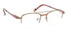 J.F. Rey® JF2928 JFR JF2928 4330 50 - 4330 Khaki/Red Eyeglasses