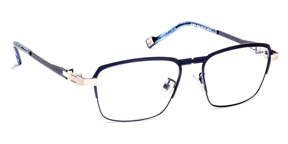 J.F. Rey® JF2929 JFR JF2929 2010 54 - 2010 Navy Blue/Silver Eyeglasses