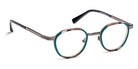 J.F. Rey® JF2935 JFR JF2935 4505 45 - 4505 Stripes Green/Black/Shiny Gunmetal Eyeglasses