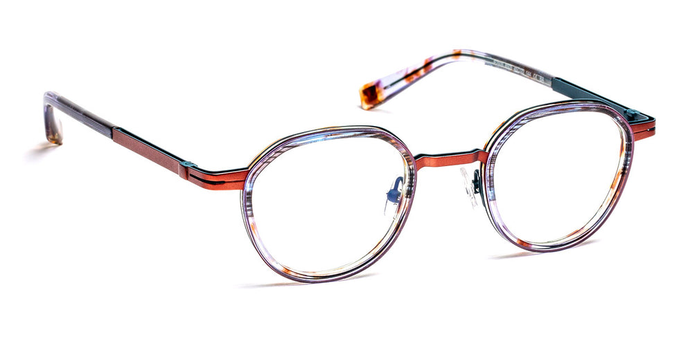 J.F. Rey® JF2935 JFR JF2935 6505 45 - 6505 Stripes Black/Demi/Brown/Turquoise Eyeglasses