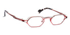 J.F. Rey® JF2937 JFR JF2937 3090 48 - 3090 Red/Silver/Nuts Eyeglasses