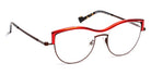 J.F. Rey® JF2938 JFR JF2938 0430 49 - 0430 Brown/Top Alu Red Eyeglasses
