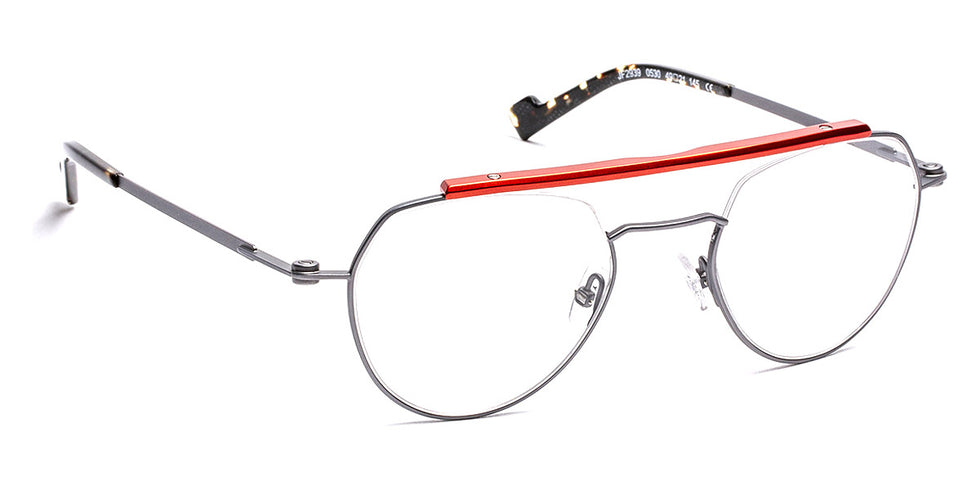 J.F. Rey® JF2939 JFR JF2939 0530 49 - 0530 Dark Gunmetal/Alu Top Red Eyeglasses