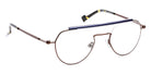 J.F. Rey® JF2939 JFR JF2939 9025 49 - 9025 Brown/Alu Top Blue Eyeglasses