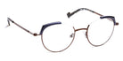J.F. Rey® JF2940 JFR JF2940 5825 48 - 5825 Brown/Alu Top Blue Eyeglasses