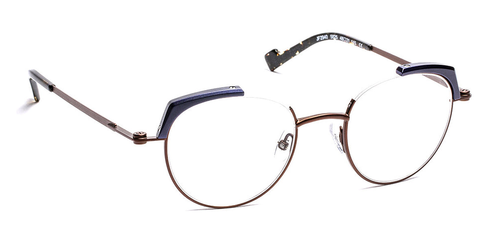 J.F. Rey® JF2940 JFR JF2940 5825 48 - 5825 Brown/Alu Top Blue Eyeglasses