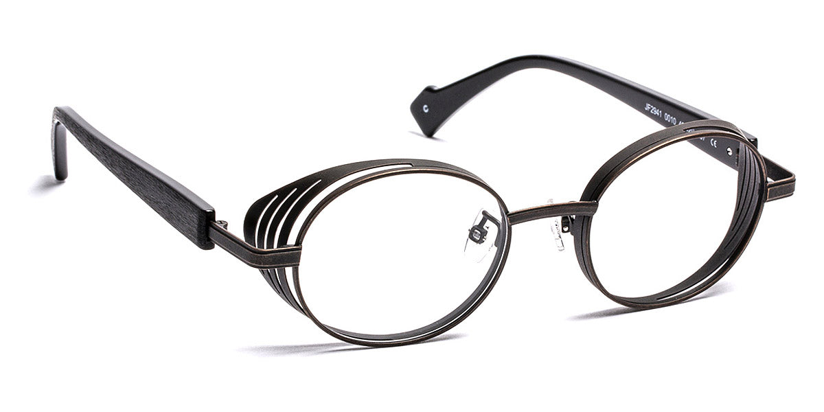 J.F. Rey® JF2941 JFR JF2941 0010 49 - 0010 Antic Gunmetal/Scrached Black Eyeglasses