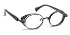 J.F. Rey® JF2941 JFR JF2941 0010 49 - 0010 Antic Gunmetal/Scrached Black Eyeglasses